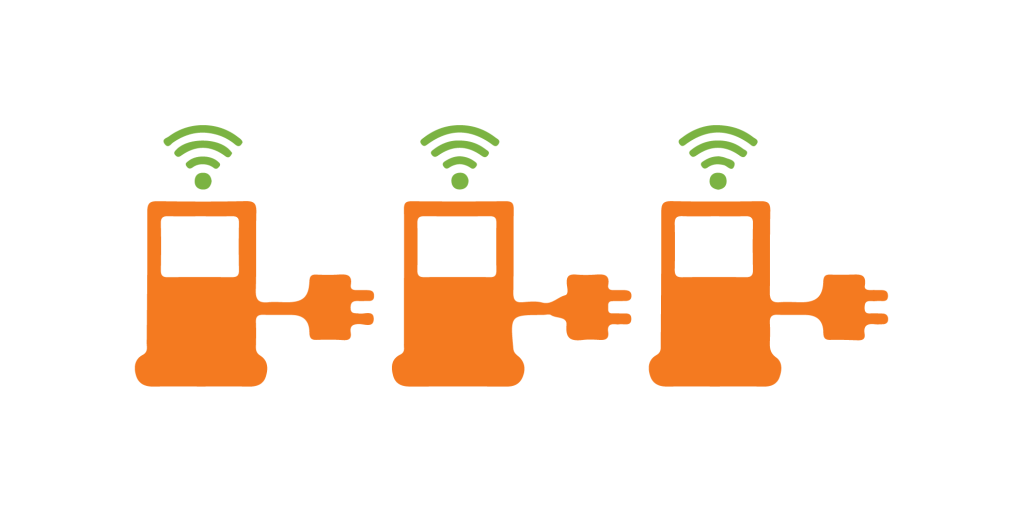 Wi-Fi networking layout for EV charger fleets