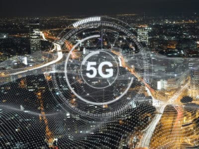 5G mobile phone network security connection internet communication