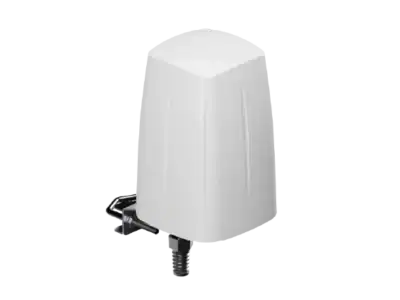 A white IP67 encasing for a Taoglas Antenna.
