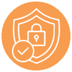 Shield containing a lock