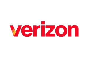 Verizon logo representing IoT connectivity and network solutions.